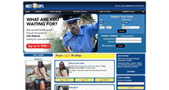 Desktop Screenshot of meetcops.com